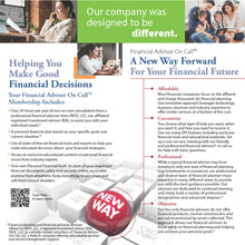 FAOnCall Employee Brochure- 25 Pack