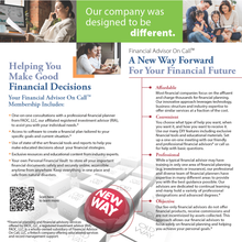 FAOnCall Employee-Member Brochure WTB- 25 Pack