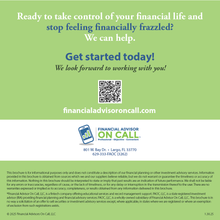 FAOnCall Employee-Member Brochure WTB- 25 Pack